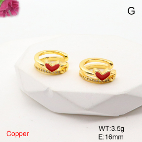 F6E405234ablb-L017  Fashion Copper Earrings