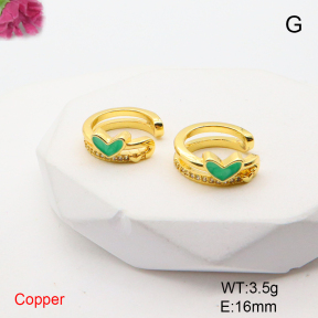 F6E405235ablb-L017  Fashion Copper Earrings