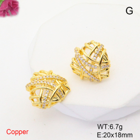 F6E405243vbmb-L017  Fashion Copper Earrings