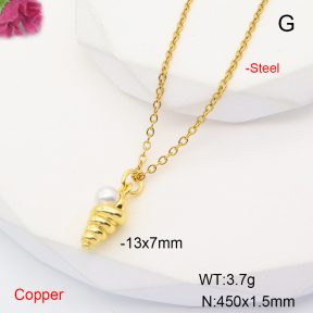 F6N301048vaia-L017  Fashion Copper Necklace