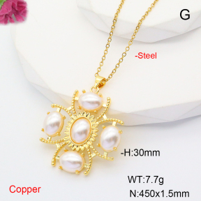 F6N301050ablb-L017  Fashion Copper Necklace