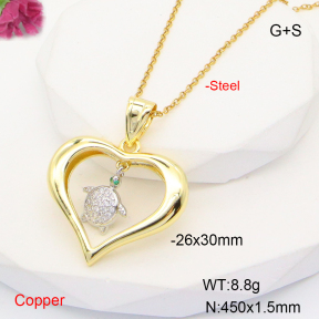 F6N407700vbmb-L017  Fashion Copper Necklace