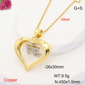 F6N407701vbmb-L017  Fashion Copper Necklace