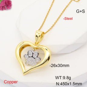 F6N407704vbmb-L017  Fashion Copper Necklace