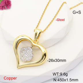 F6N407705vbmb-L017  Fashion Copper Necklace