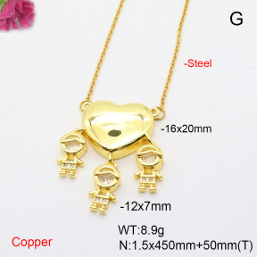 F6N407719vbnb-L017  Fashion Copper Necklace