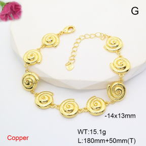 F6B200149bhva-L017  Fashion Copper Bracelet