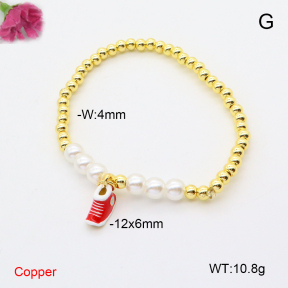 F6B300883vbmb-L017  Fashion Copper Bracelet