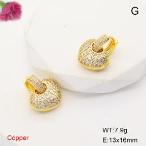 F6E405268bhva-L017  Fashion Copper Earrings