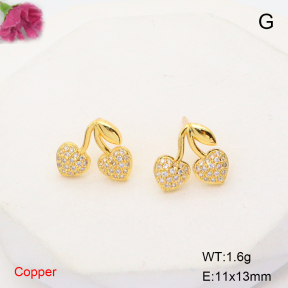 F6E405270ablb-L017  Fashion Copper Earrings