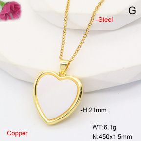 F6N301052baka-L017  Fashion Copper Necklace