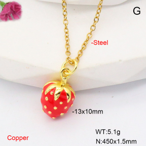 F6N301054aajl-L017  Fashion Copper Necklace