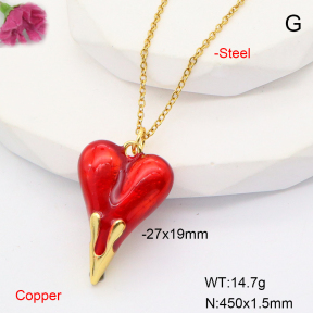 F6N301057ablb-L017  Fashion Copper Necklace