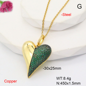 F6N407727bhva-L017  Fashion Copper Necklace