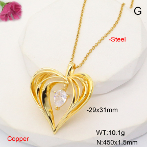 F6N407731ablb-L017  Fashion Copper Necklace