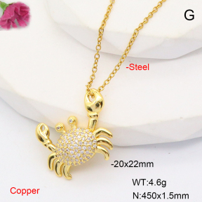 F6N407735aajl-L017  Fashion Copper Necklace