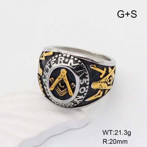 GER001142bhva-241  7-15#  Stainless Steel Ring