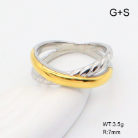 GER001159vhha-066  6-8#  Handmade Polished  Stainless Steel Ring