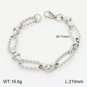 2B2003100bbov-452  Stainless Steel Bracelet