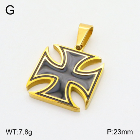 2P3000467bbml-436  Stainless Steel Pendant