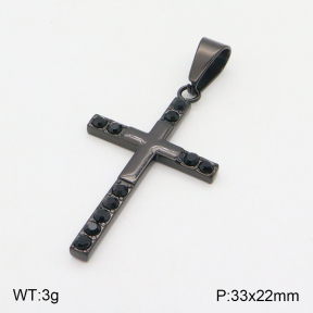 2P4000847bbov-436  Stainless Steel Pendant