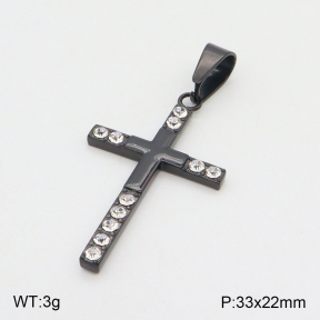 2P4000848bbov-436  Stainless Steel Pendant