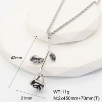 GEN001485bboo-226  Stainless Steel Necklace