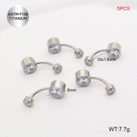 Tbr300001bkab-P01  Titanium Navel Piercing / Berry Rings