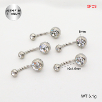 Tbr300004ajvb-P01  Titanium Navel Piercing / Berry Rings