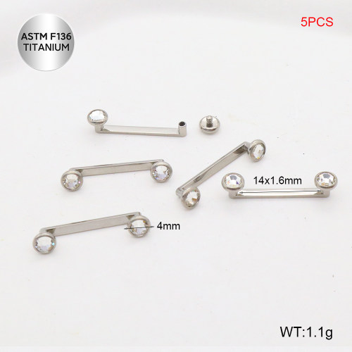 Tbr300006akil-P01  Titanium Navel Piercing / Berry Rings