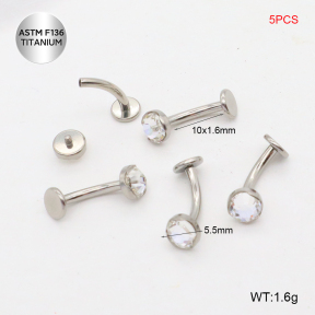 Tbr300007ajil-P01  Titanium Navel Piercing / Berry Rings