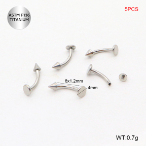 Tla100001bhil-P01  Titanium Labret Piercing