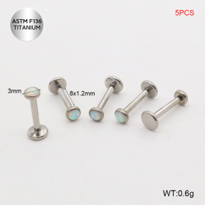 Tla100008ahlv-P01  Titanium Labret Piercing