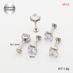 Tla100014ajvb-P01  Titanium Labret Piercing