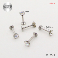 Tla100017vhov-P01  Titanium Labret Piercing&Tragus /Cartilage Studs