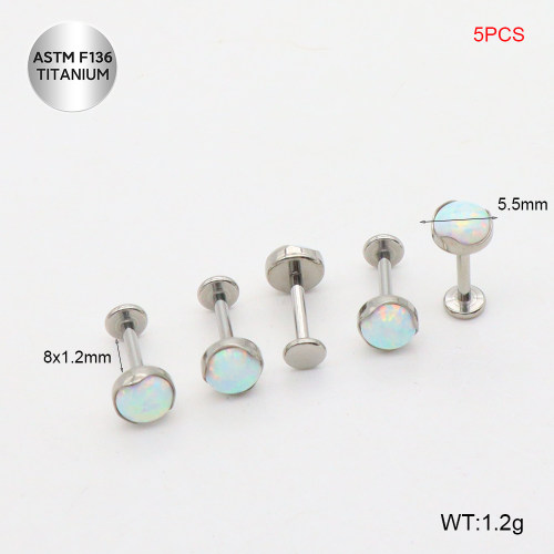 Tla100028ajvb-P01  Titanium Labret Piercing&Tragus /Cartilage Studs