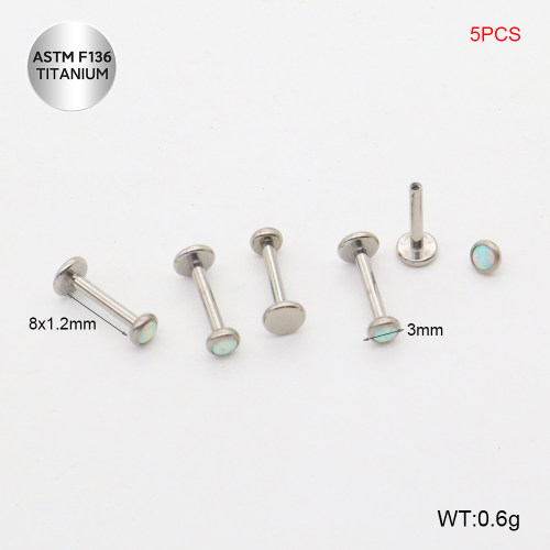 Tla100030aivb-P01  Titanium Labret Piercing