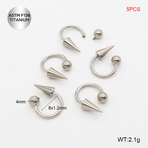 Tla100038aivb-P01  Titanium Labret Piercing