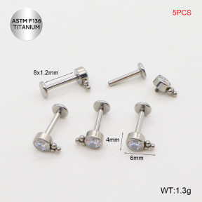 Tla100044ajil-P01  Titanium Labret Piercing