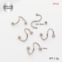 Tno200004bhil-P01  Titanium Nose Ring / Nose Stud