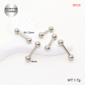 Ttc400003vhha-P01  Titanium Tragus /Cartilage Studs