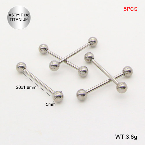 Ttc400004bhil-P01  Titanium Tragus /Cartilage Studs