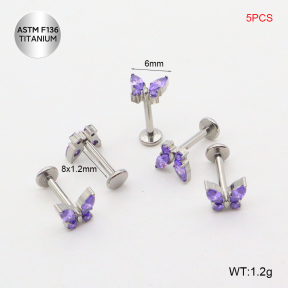 Ttc400006amil-P01  Titanium Tragus /Cartilage Studs