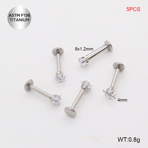 Ttc400009vhll-P01  Titanium Tragus /Cartilage Studs