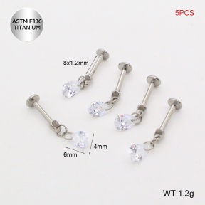 Ttc400011ajil-P01  Titanium Tragus /Cartilage Studs