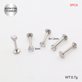 Ttc400012bhil-P01  Titanium Tragus /Cartilage Studs