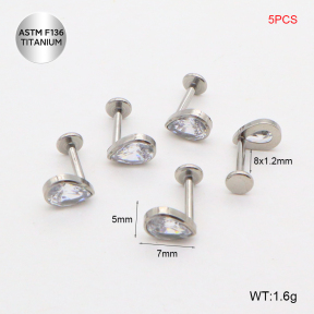 Ttc400019aipl-P01  Titanium Tragus /Cartilage Studs