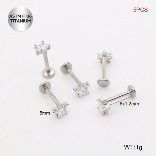 Ttc400020aknl-P01  Titanium Tragus /Cartilage Studs