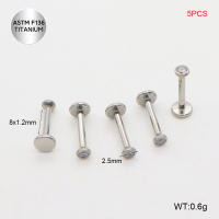 Ttc400023vhhl-P01  Titanium Tragus /Cartilage Studs