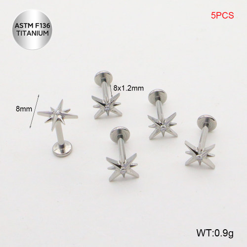 Ttc400031amil-P01  Titanium Tragus /Cartilage Studs